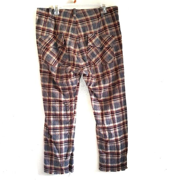 A Shirt Thing 100% Cotton Griffin Flannel Pants Brown Multi Plaid Large NWT - Picture 4 of 11